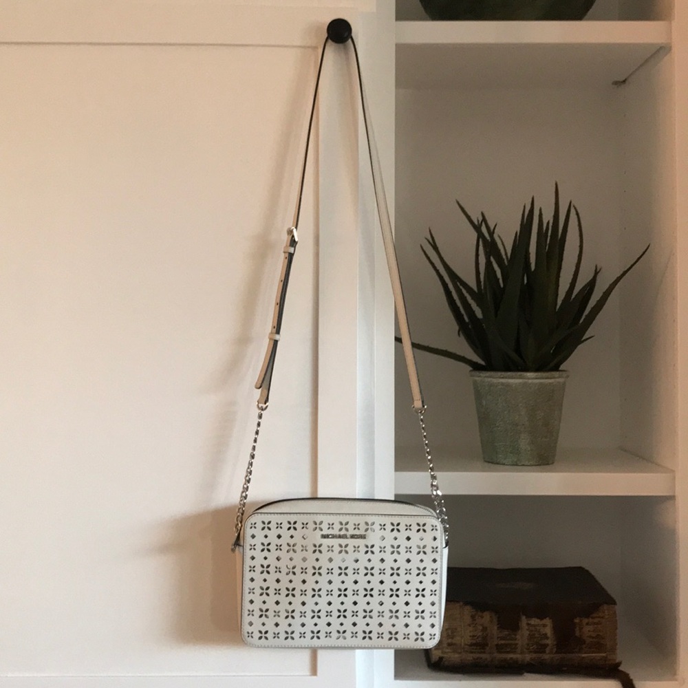Michael Kors laser cut crossbody bag